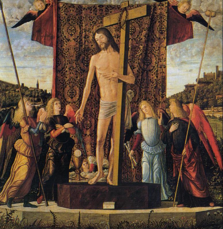Vittore Carpaccio Christ between Four Angels